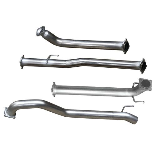 Toyota HiLux D4D 2.8L 08/2015>  - Stainless Steel Exhaust Kit with Muffler Delete