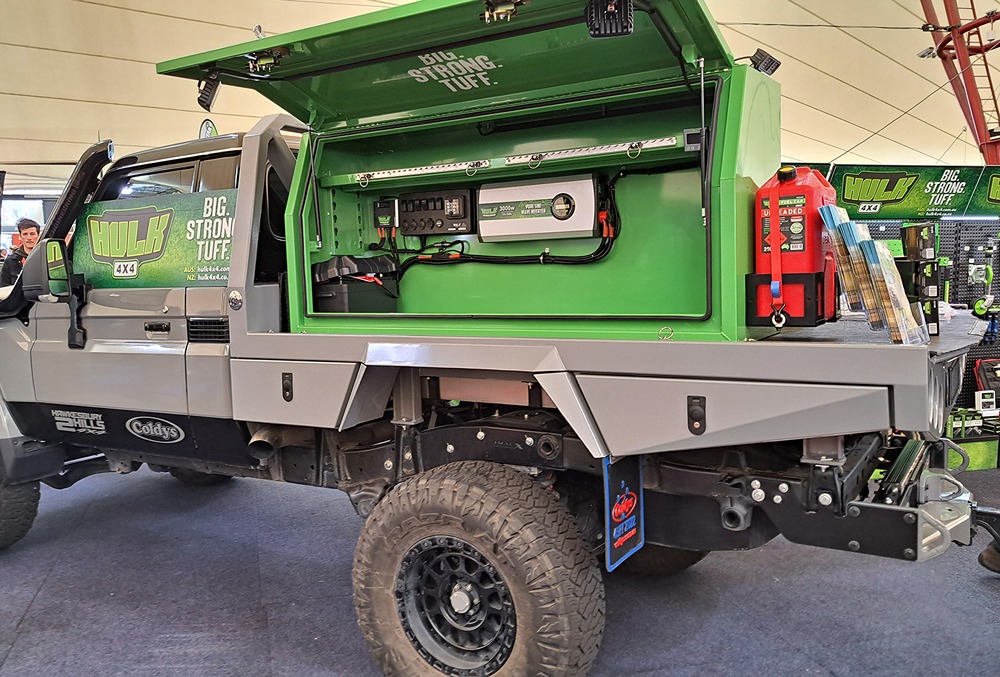 Hulk 4x4 BIG STRONG TUFF Vehicle at National 4x4 Outdoor Show