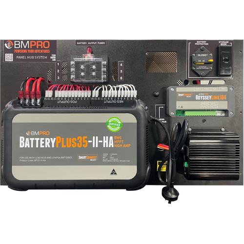 Batteryplus35 Panelhub System w/ Odysseylink + Miniboost DC-DC Charger