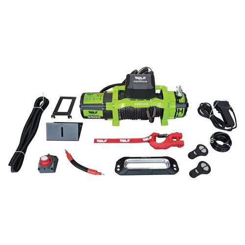 9500LB Hulk Genesis Synthetic Rope Recovery Winch