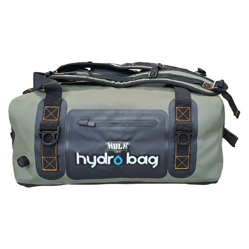 Hulk Hydro Bag 60L – Green Waterproof Duffel with Shoulder Straps