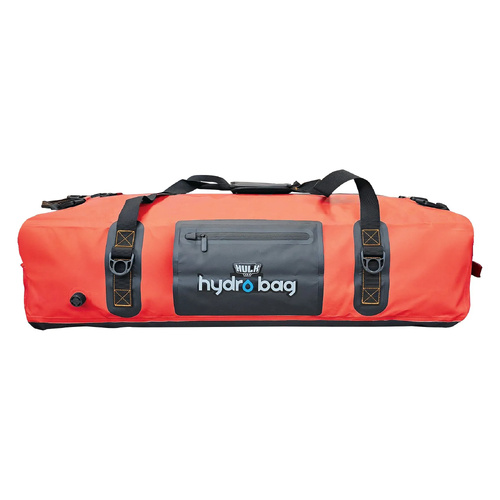 Hulk Hydro Bag 90L – Red Waterproof Duffel with Shoulder Straps