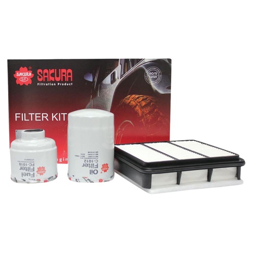 Sakura Filter Kit Oil Air Fuel Mitsubishi Triton ML 4M41