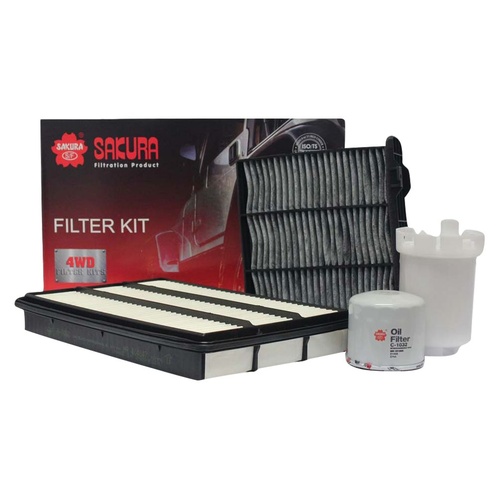 Sakura Filter Kit Oil Air Fuel Mitsubishi Pajero NM NP