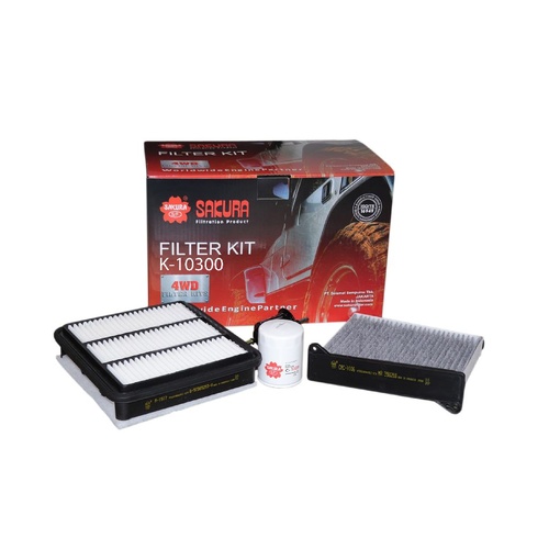 Sakura Filter Kit Oil Air Fuel Mitsubishi Triton ML MN 2.4L