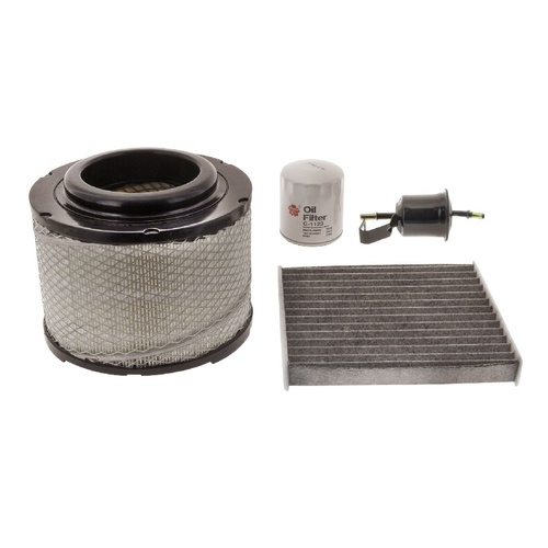 Sakura Filter Kit Oil Air Fuel Toyota Hilux Workmate TGN16R