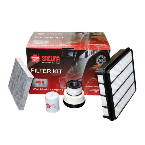 Sakura Filter Kit Oil Air Fuel Toyota Landcruiser 300 Series