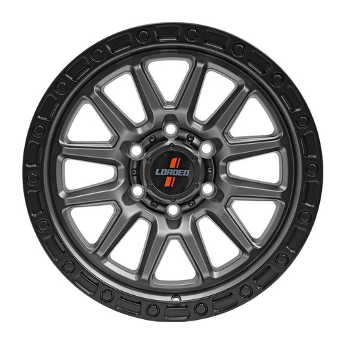 17X8.5 5/120 18P 73.1 Loaded Stockton Grey/Blk 1675Kg