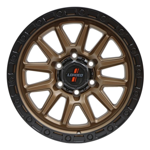 17X8.5 6/139.7 5P 106.1 Loaded Stockton Bronze/Blk 1675Kg