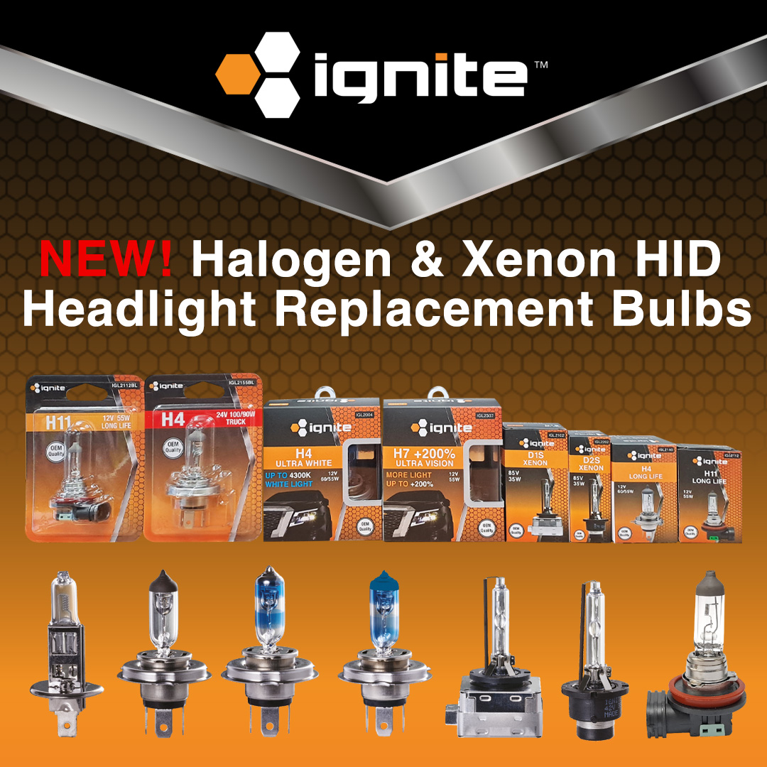 New Ignite Halogen & Xenon Headlight Globes